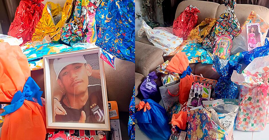 O rapaz foi assassinado há dois anos e gostava de ajudar a população do bairro