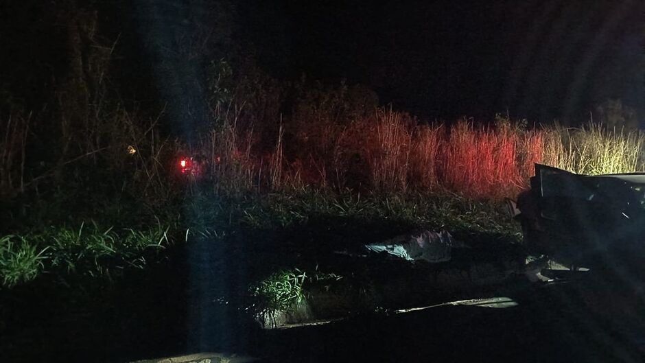 O acidente aconteceu na noite de ontem