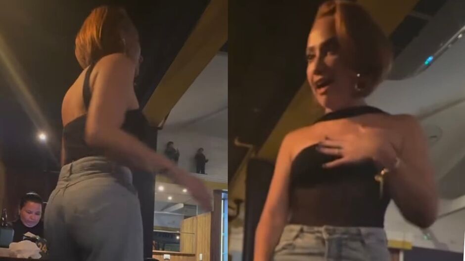 Karen detalhou ter se sentido constrangida com a situação 