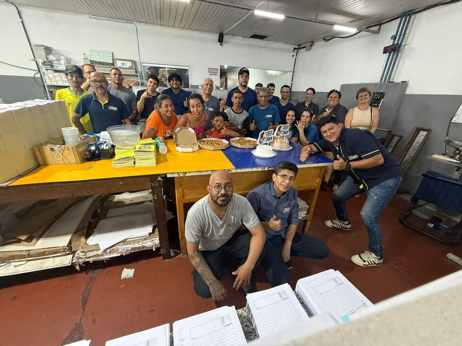 As comemorações de 11 anos da empresa alegraram os funcionários