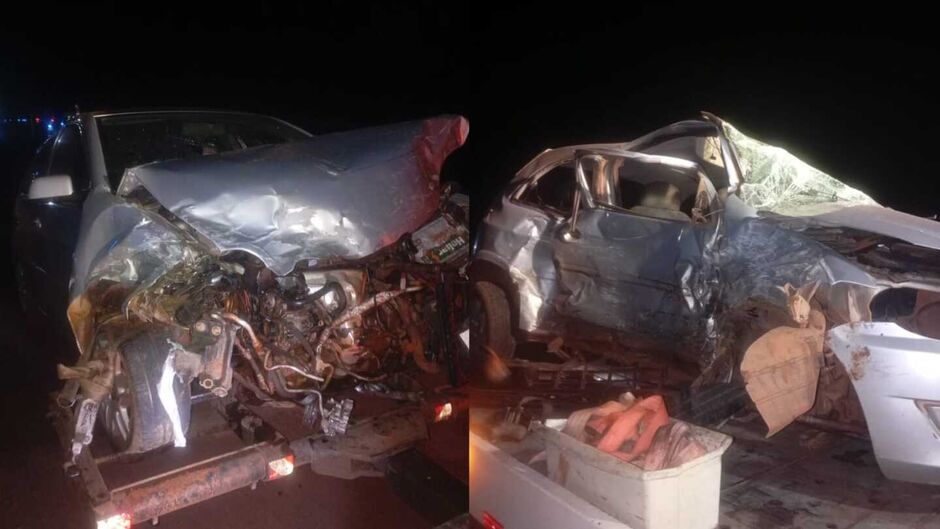 Carros sairam com perda total mas motoristas não tiveram machucados fatais