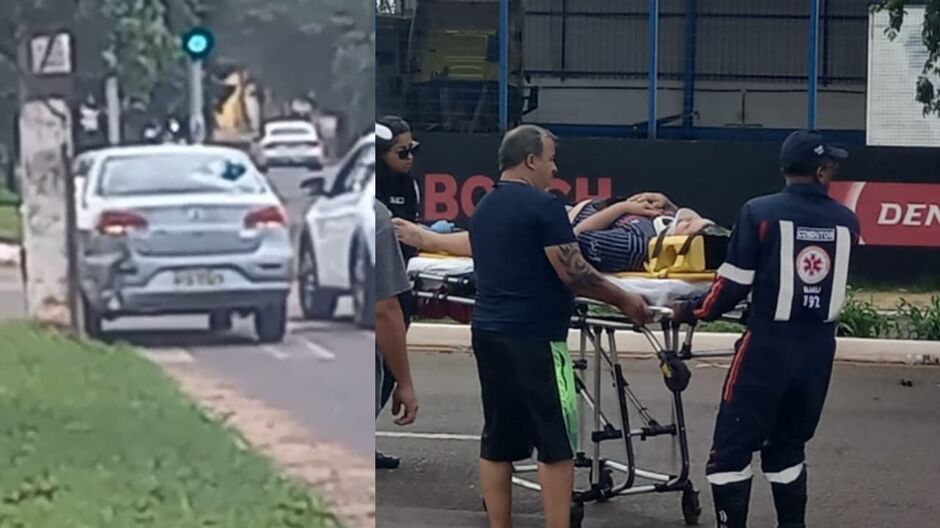 O acidente aconteceu na manhã de hoje