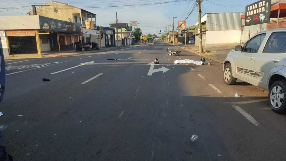 O acidente aconteceu na manhã de ontem