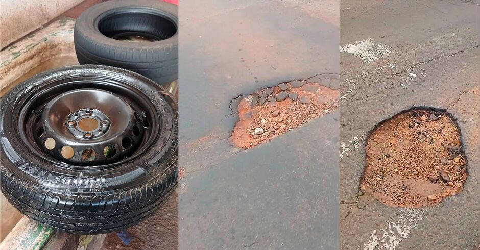 Pneu trocado, mas as ruas continuam as mesmas