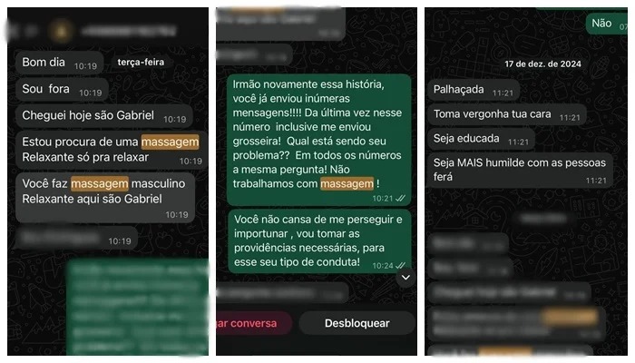 O caso foi descoberto após o homem ser exposto nas redes sociais