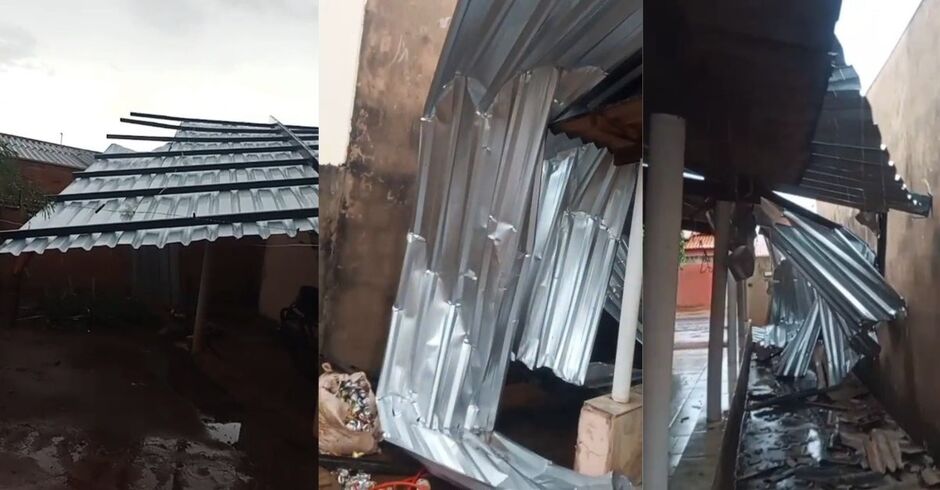 O caso aconteceu durante o vendaval de quarta-feira