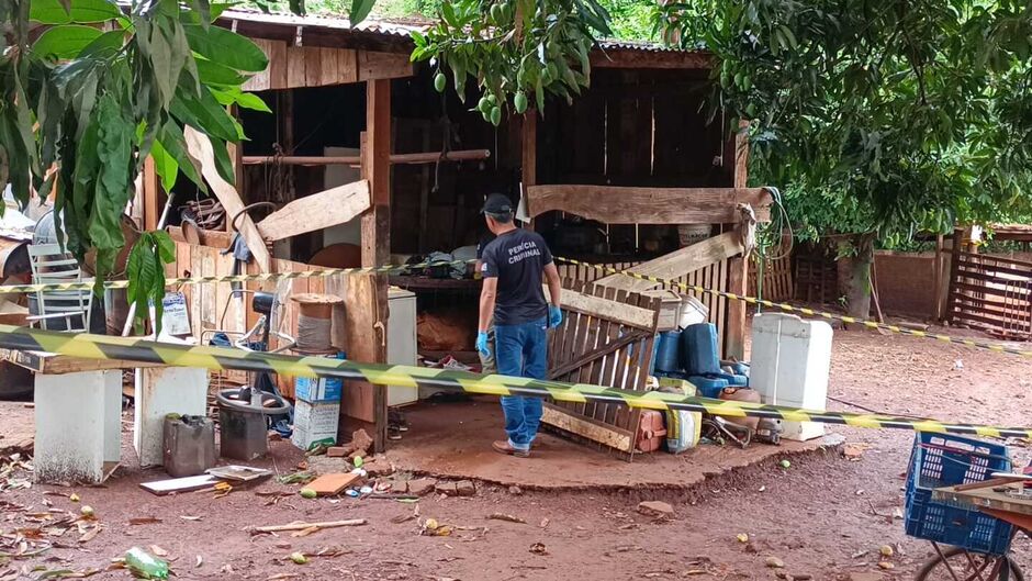 Local onde o corpo foi encontrado