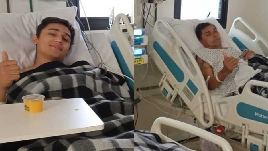 Pai é o doa Rim ao filho e cirurgia é bem sucedida