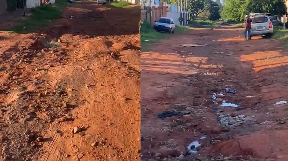Obras de pavimentação param no Noroeste e geera dor de cabeça a moradores