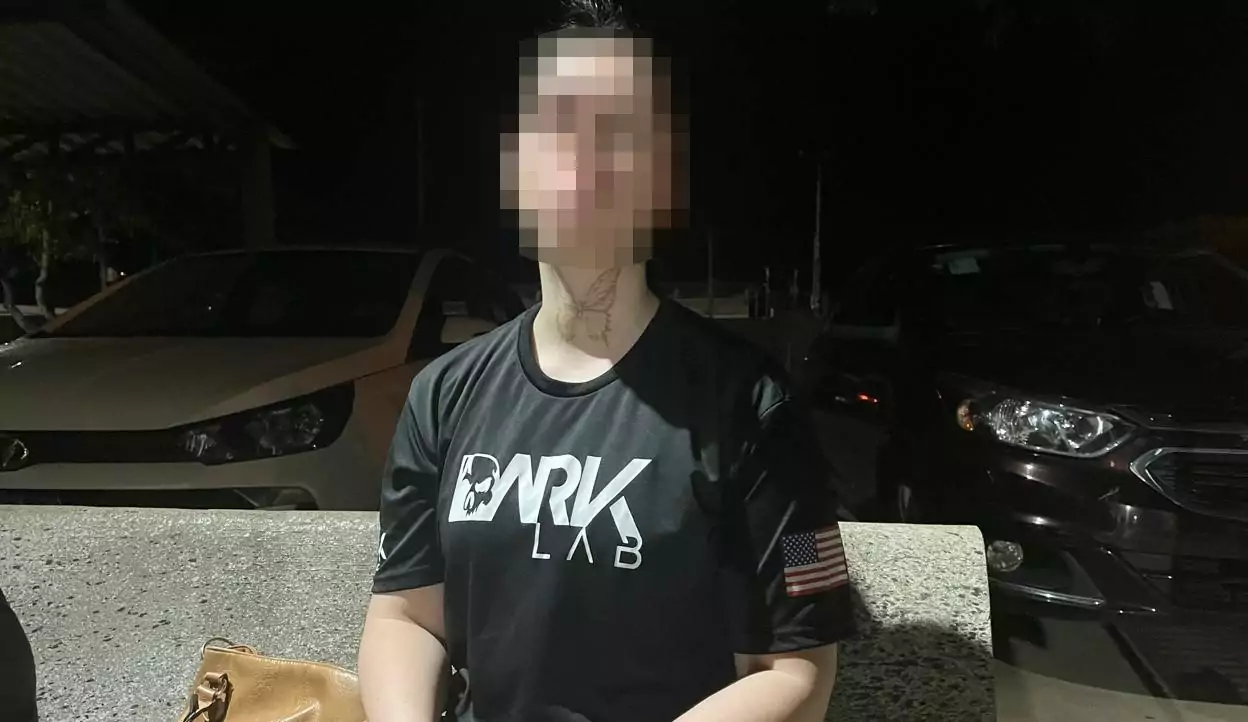 A vítima ficou indignada com a situação 