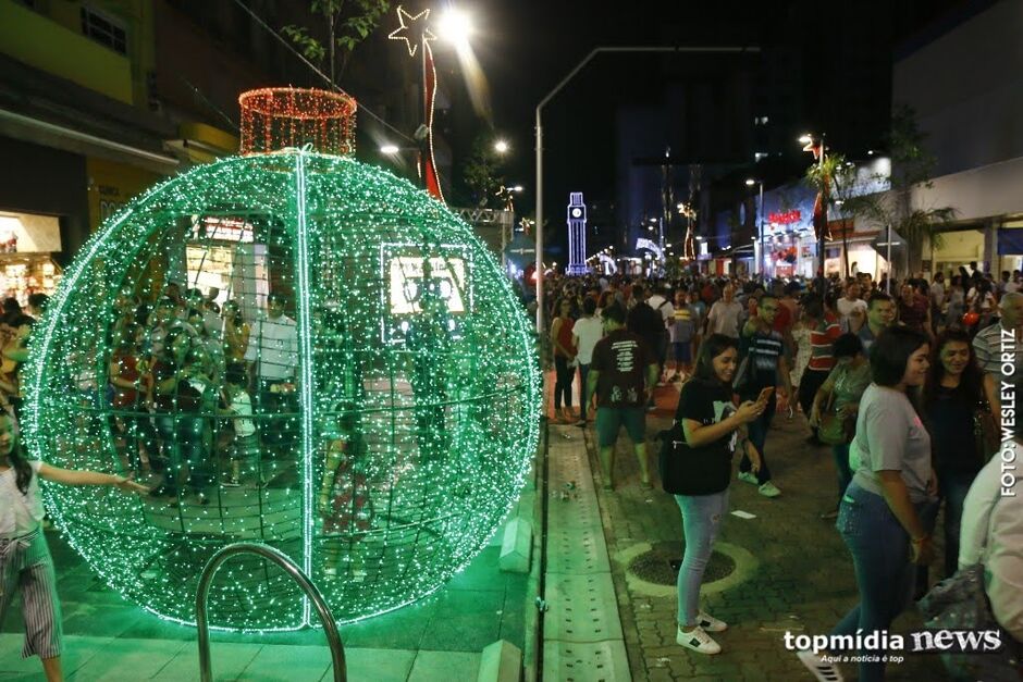 A decoração será montada para o Natal de 2025