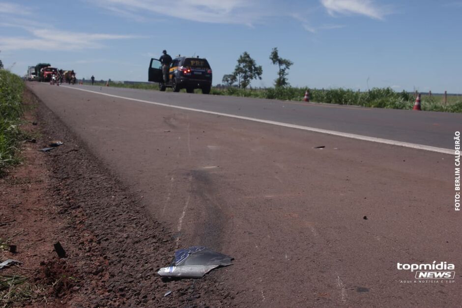 Osso da perna da vítima foi encontrado no local do acidente