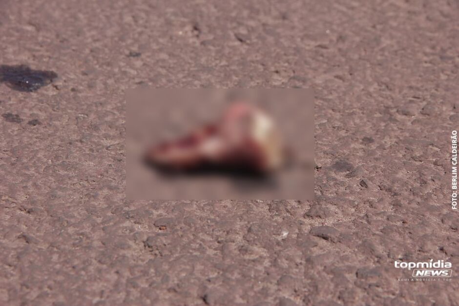 Osso da perna da vítima foi encontrado no local do acidente