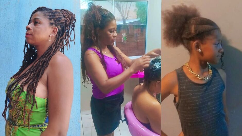 Moradora da Comunidade Quilombola Tia Eva trança autoestima a 30 anos