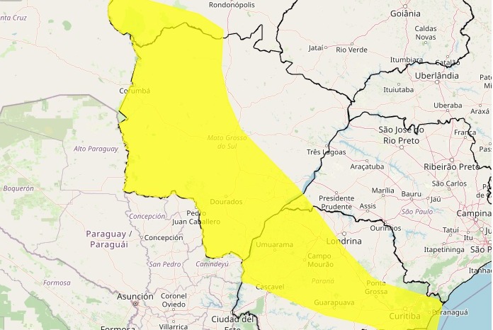 Apesar do calorão, MS deve ter tempestades a partir deste domingo