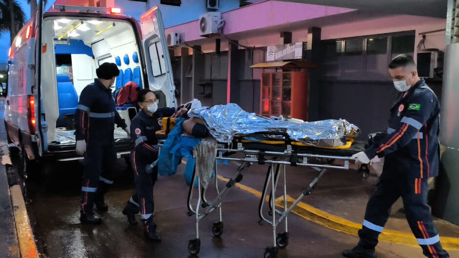 O acidente aconteceu na tarde de ontem