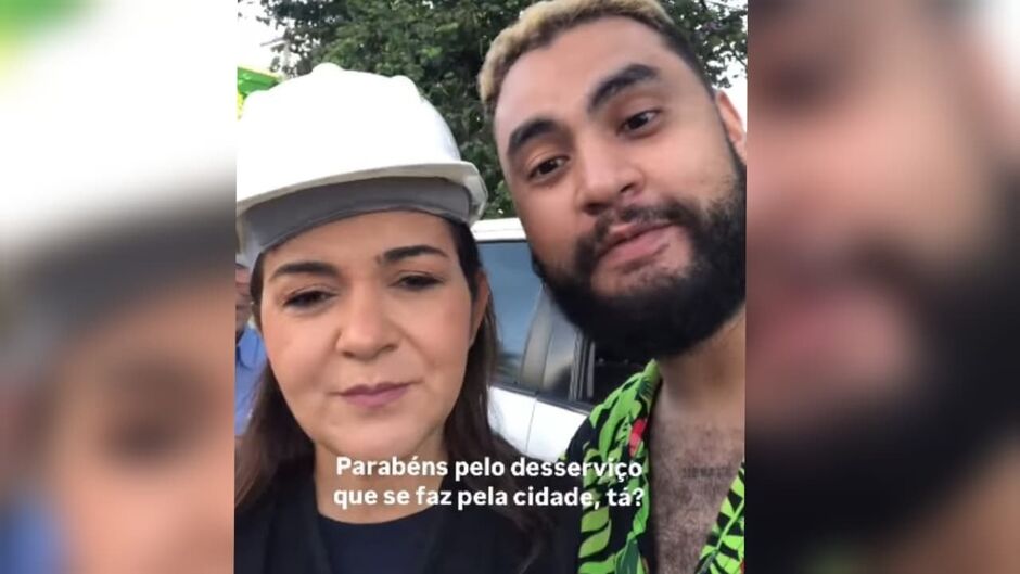 Prefeita caiu em pegadinha 