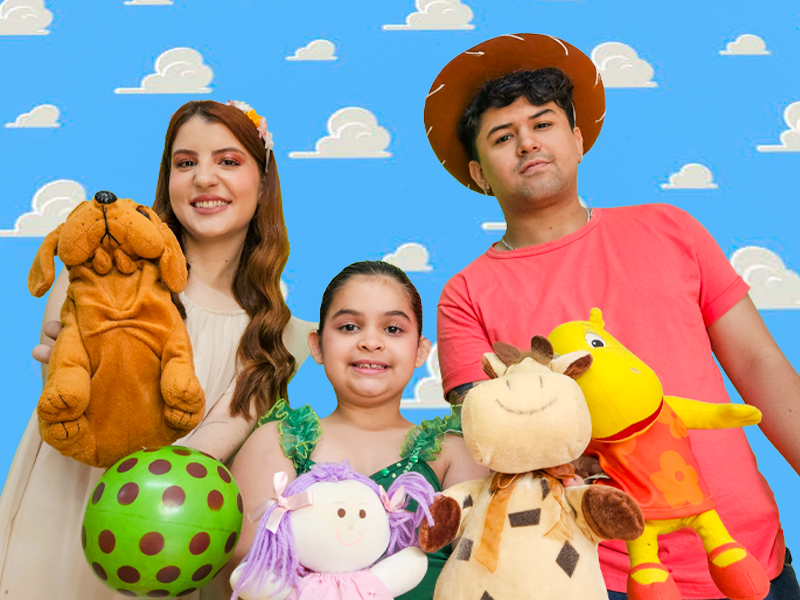 Espetáculo é inspirado na animação infantil ToyStory 