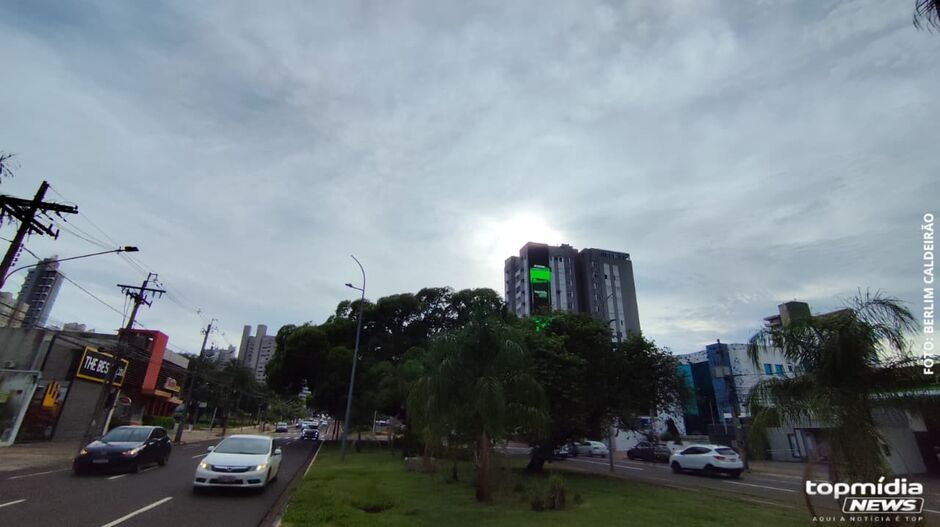 E o sol não foi visto em Campo Grande