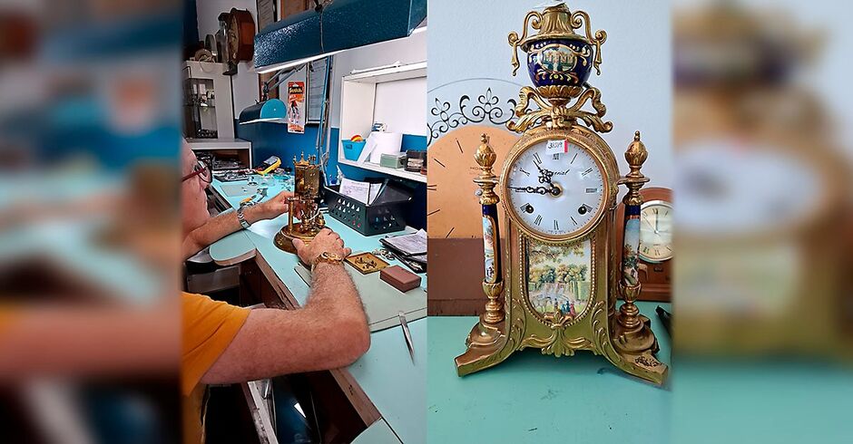 O tempo é tratado com respeito na Relojoaria