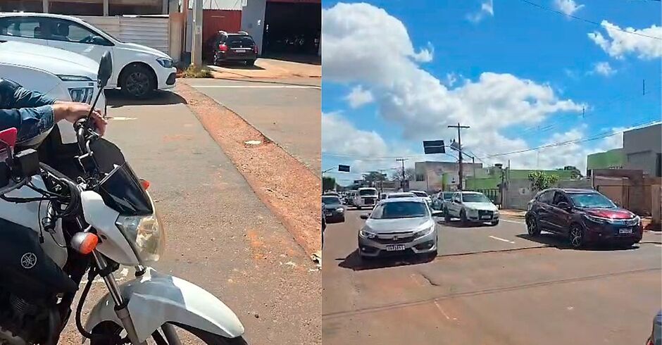 Problema persiste há dias, trava o trânsito e gera revolta entre moradores da região