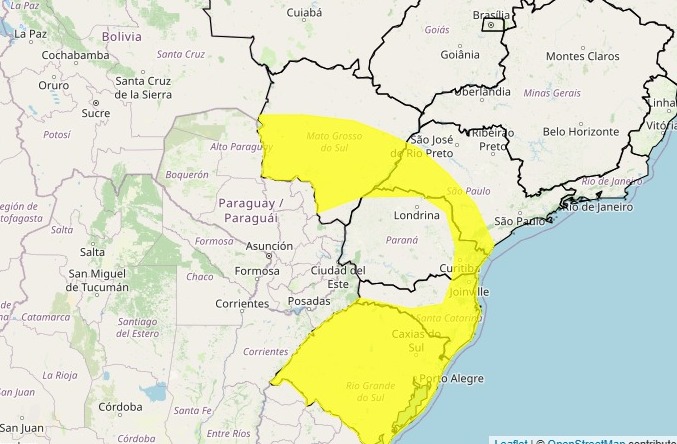 Quinta e sexta-feira devem ser acompanhado de tempestades e chuvas fortes