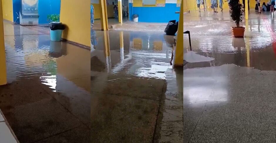 Risco &eacute; de crian&ccedil;as escorregarem 