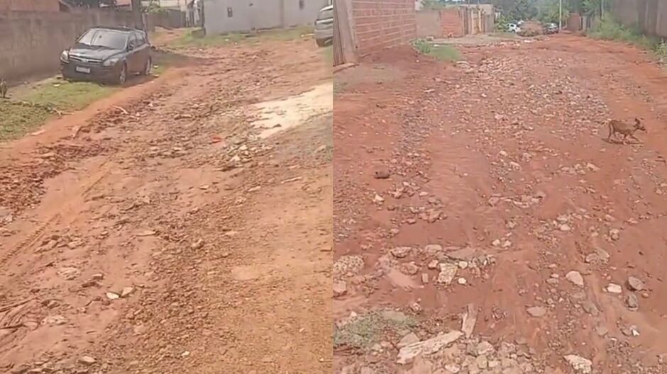 Moradores n&atilde;o conseguem sair de casa no bairro Tijuca por causa das ruas sem manuten&ccedil;&atilde;o 
