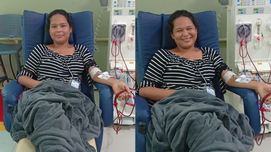 M&atilde;e de duas crian&ccedil;as luta pelo sonho de transplante em quase um ano de hemodi&aacute;lise