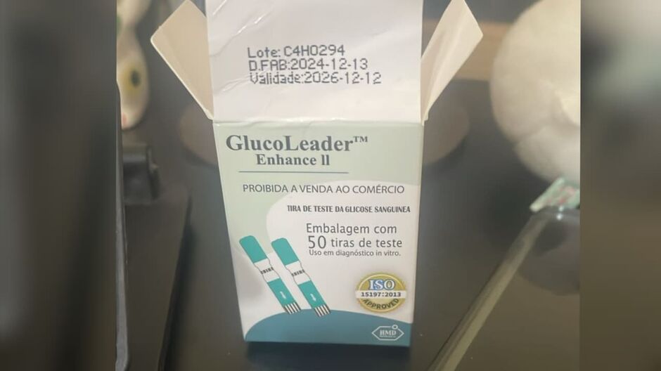 Fitas de medi&ccedil;&atilde;o de insulina