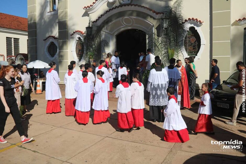 Domingo de Ramos &eacute; celebrado na Capital 