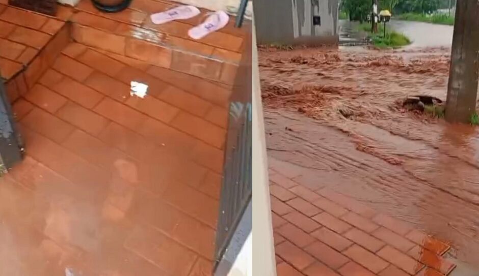 &Aacute;gua entrou em casas do Aquarius 