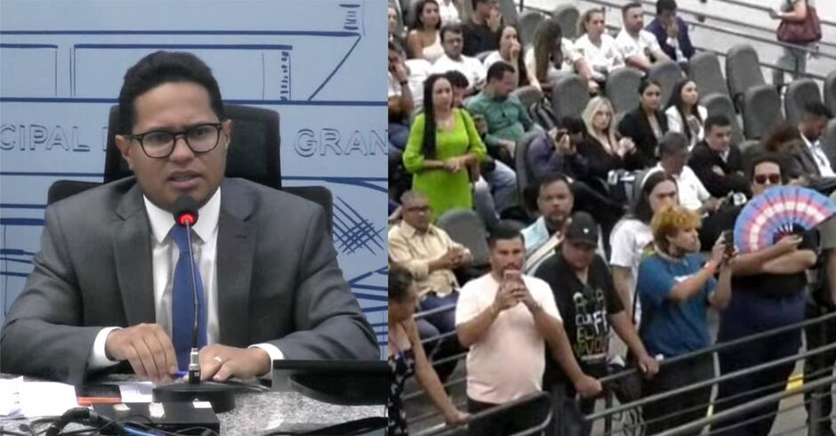 Grupo impediu vereadora de falar 