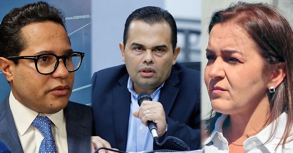 Presidente da C&acirc;mara de Vereadores, Papy (PSDB); secret&aacute;rio da sa&uacute;de Marcelo Vilela e a prefeita de Campo Grande Adriane Lopes