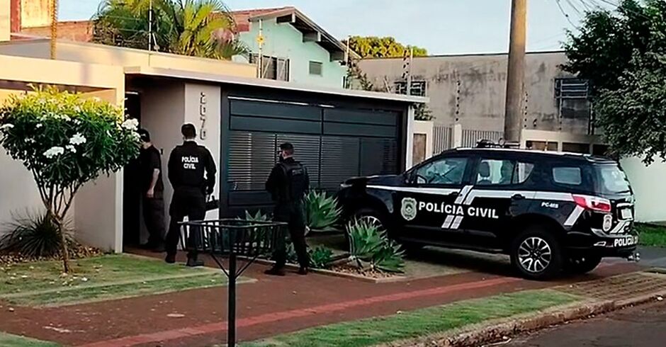 Policia C&iacute;vil realiza opera&ccedil;&atilde;o de busca e apreens&atilde;o em Dourados 