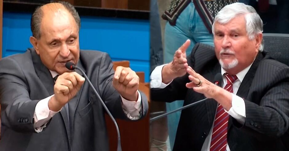 Os deputados Z&eacute; Teixeira (PSDB) e Zeca do PT&nbsp;(PT) 