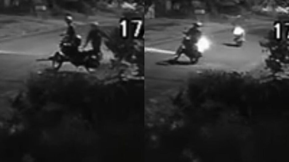 Dupla furta motocicleta e foge do local do crime 