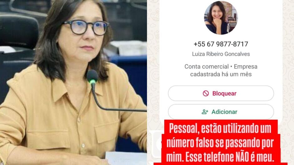 Bandidos usam telefone de vereadora para tentar aplicar golpes em Campo Grande