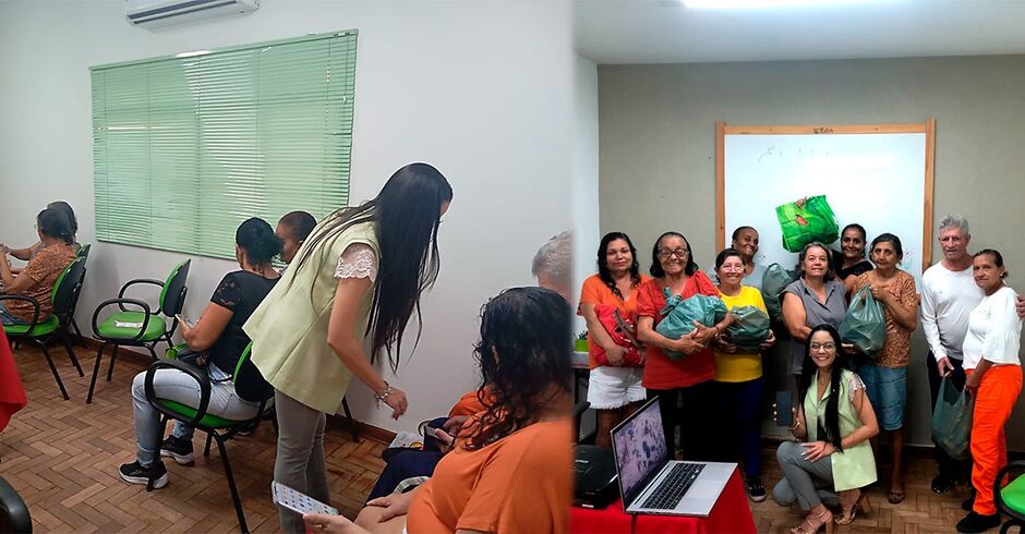 O projeto realiza a inclus&atilde;o digital dos idosos que participam 
