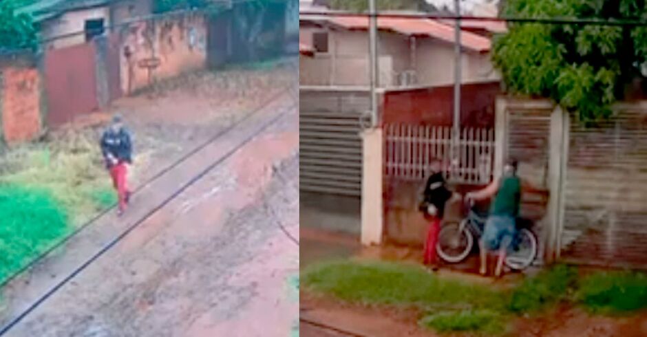 Assaltante de crian&ccedil;a no Los Angeles foi flagrado abordando idoso de bicicleta