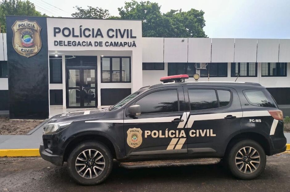 O homem foi preso e encaminhado para a Delegacia de Camapu&atilde; 