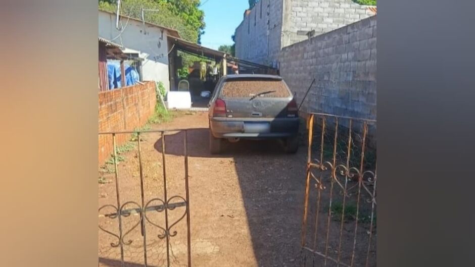 Casa onde suspeito invadiu