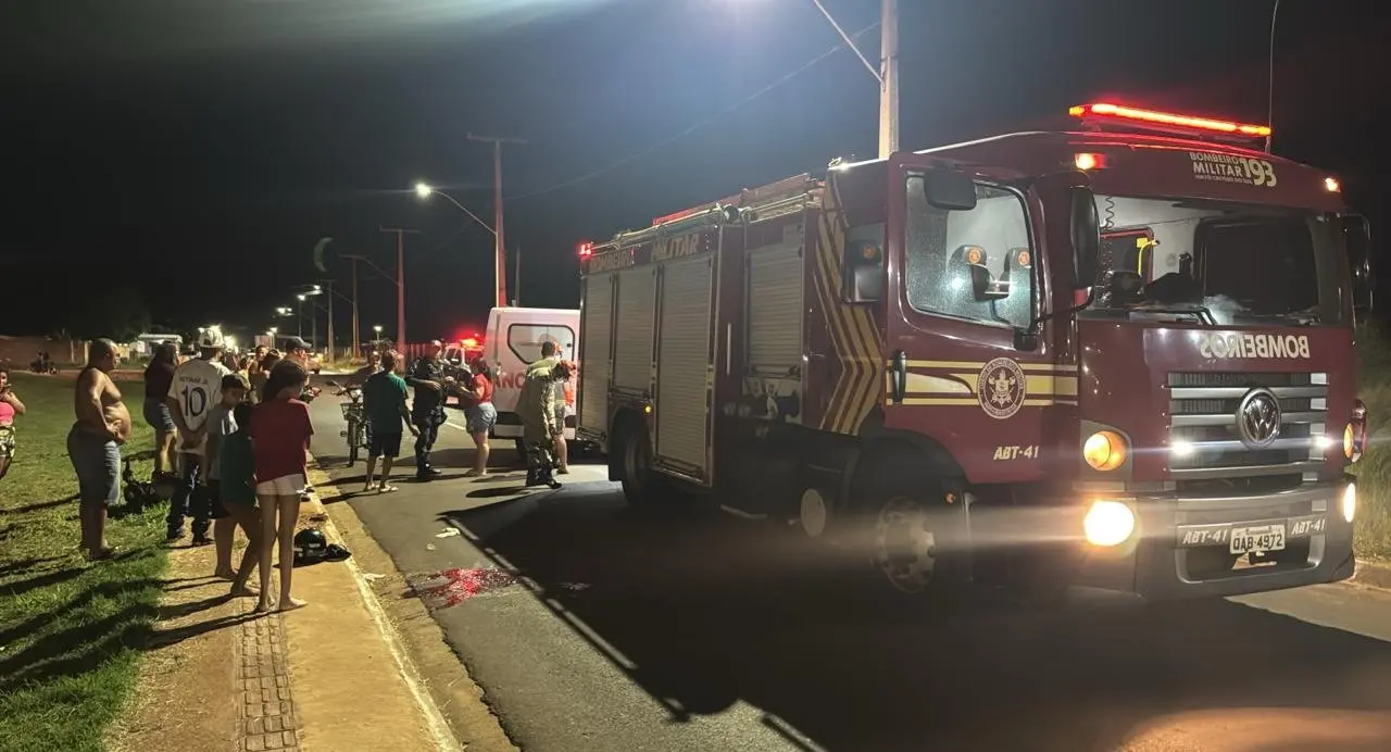 Motociclista ferido em acidente grave permanece em estado cr&iacute;tico em Nova Andradina