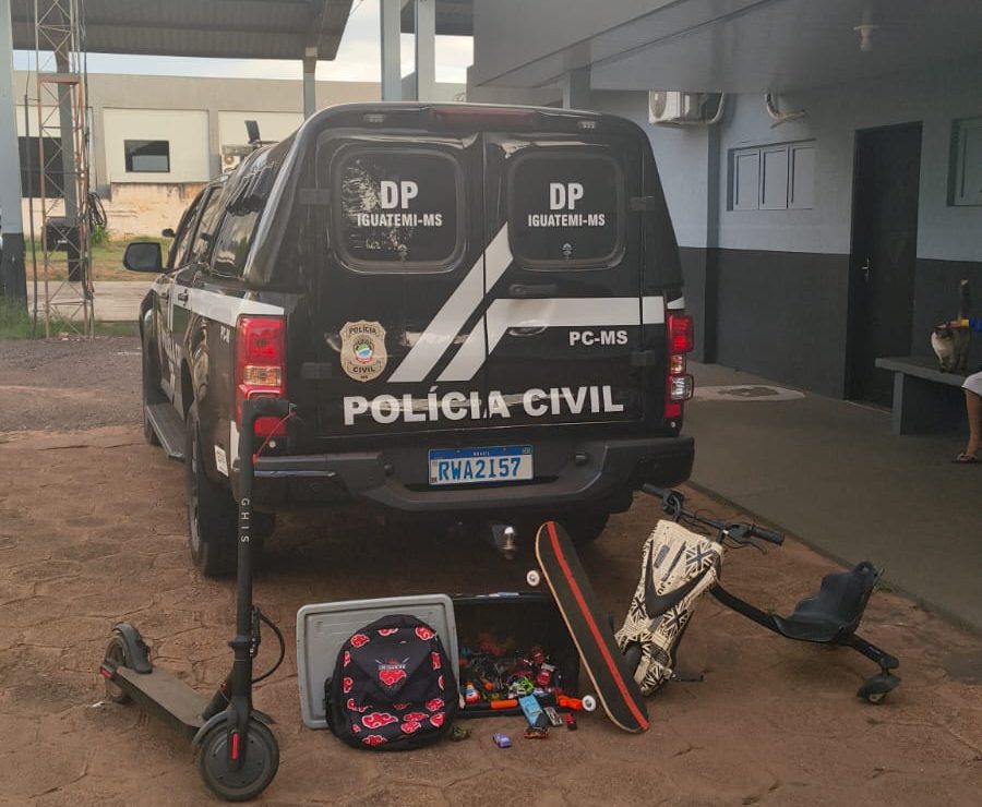 O itens furtados foram entrados em uma casa pr&oacute;xima a da v&iacute;tima 