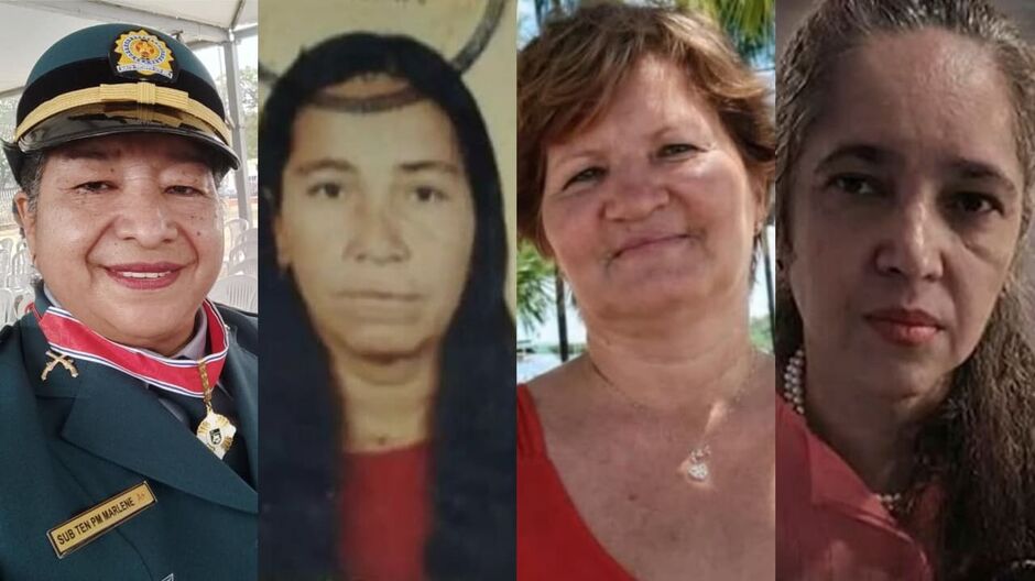 Algumas das mulheres assassinadas em Mato Grosso do Sul