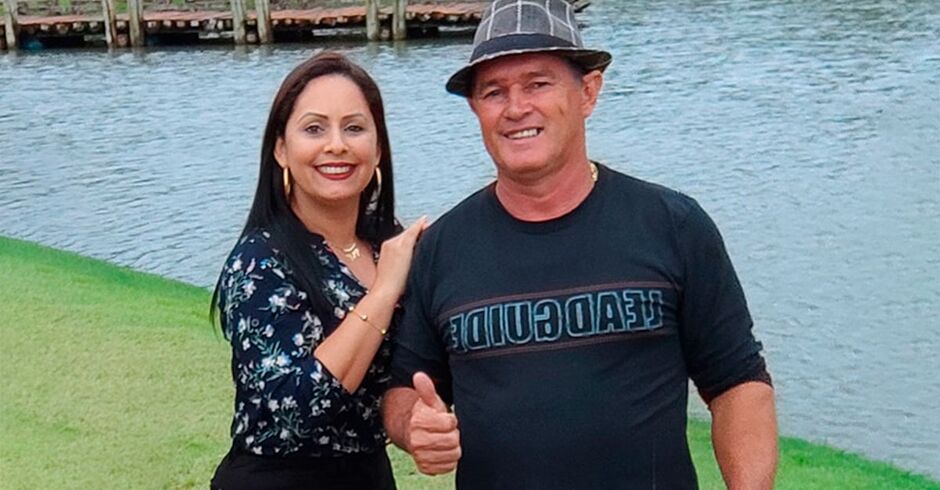 O filho do feminic&iacute;da publicou despedidas com pesar nas redes sociais 