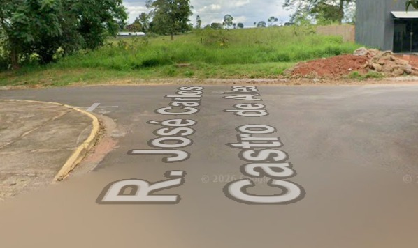 Rua onde a v&iacute;tima foi encontrada sem vida