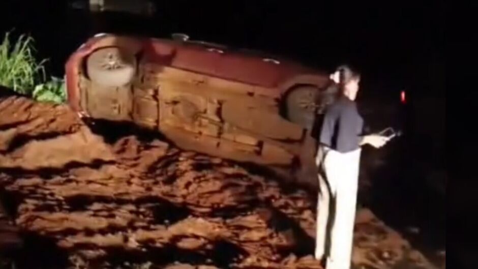 O motorista n&atilde;o sofreu graves les&otilde;es 