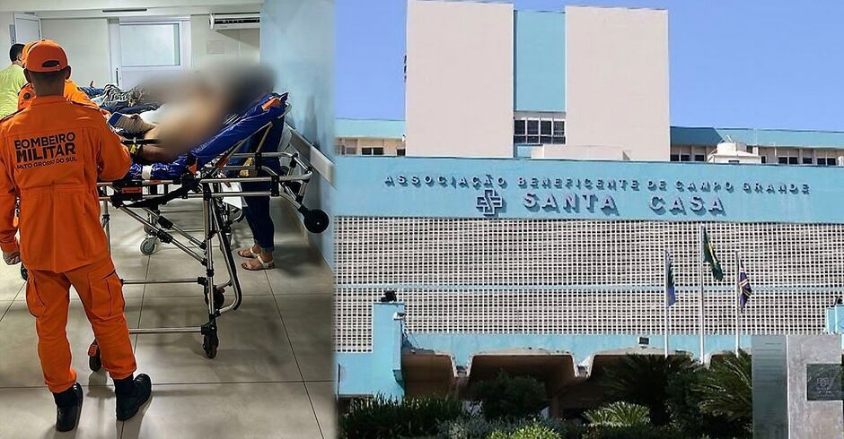 Pacientes precisam ser atendidos em macas e poltronas por falta de leitos 