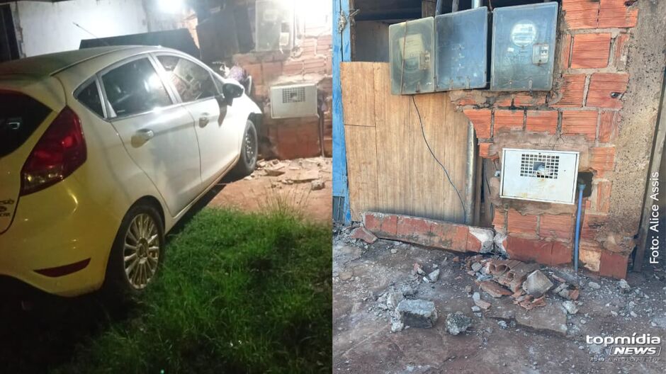 O acidente aconteceu na madrugada de hoje